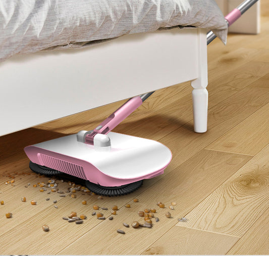 Hand Push Sweeper Household Broom Dustpan Mop Floor