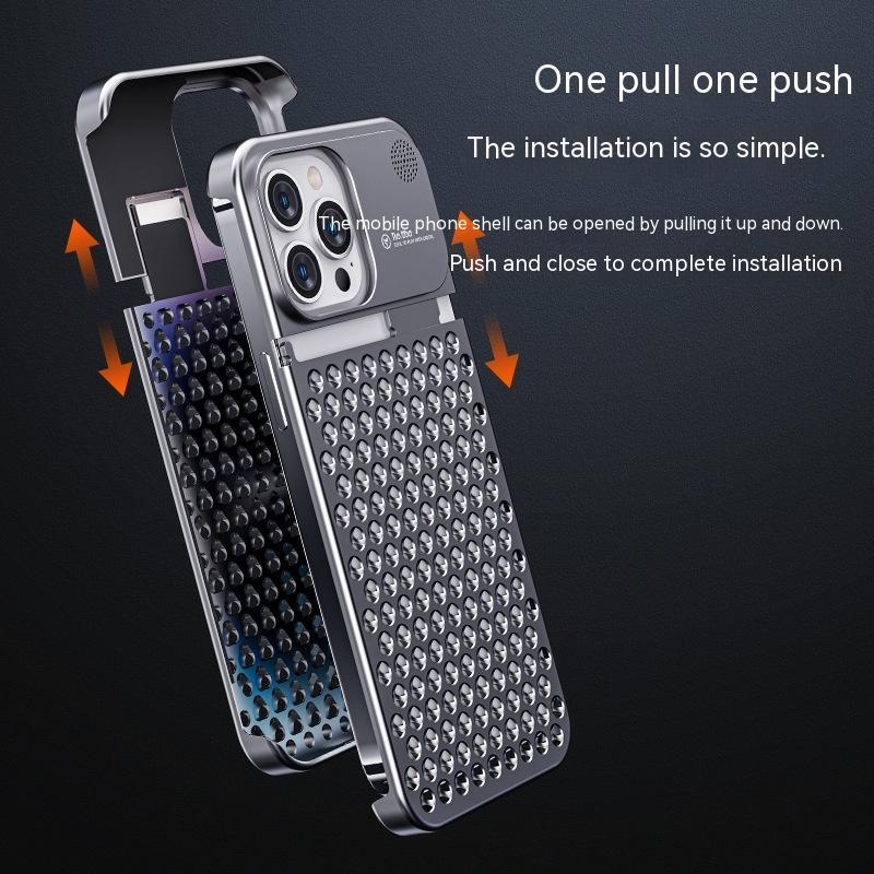 Aluminum Alloy Phone Case Full Body Shockproof Phone Cover