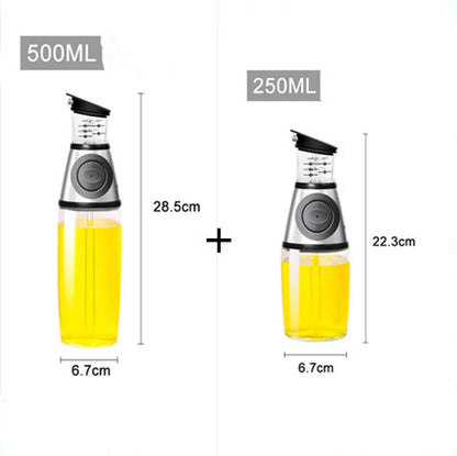 500ml Measurable Glass Bottle Oil Bottle Soy Bottle Kitchenware