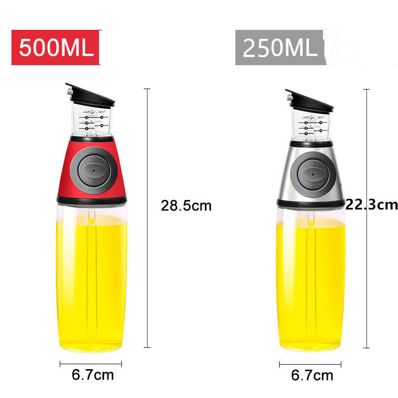 500ml Measurable Glass Bottle Oil Bottle Soy Bottle Kitchenware